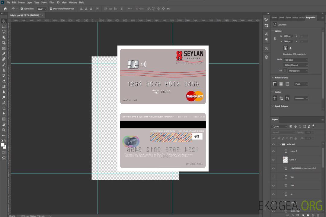 Carte maîtresse du Sri Lanka Seylan Bank Plc template Carte maîtresse du Sri Lanka Seylan Bank Plc template